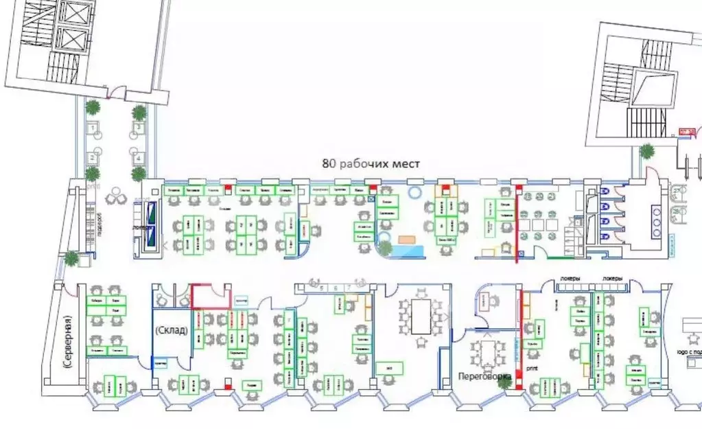 Помещение свободного назначения в Москва Тверская ул., 18К1 (455 м) - Фото 2
