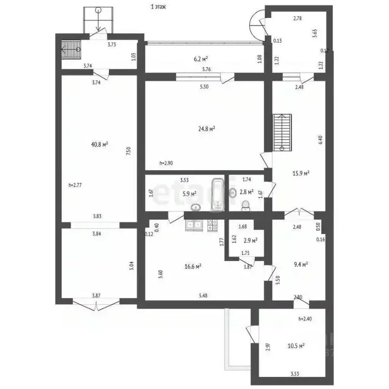 Дом в Орловская область, Орел Поселковая ул., 16 (188 м) - Фото 1