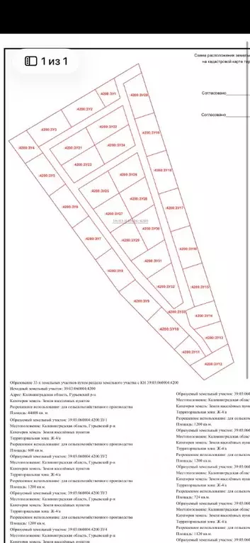 Участок в Калининградская область, Гурьевский муниципальный округ  ... - Фото 1