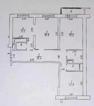 3-к кв. Московская область, Красногорск ул. Спасская, 1к1 (90.3 м) - Фото 1
