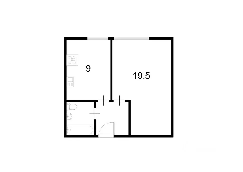 1-к кв. Москва Наро-Фоминская ул., 2 (34.6 м) - Фото 1