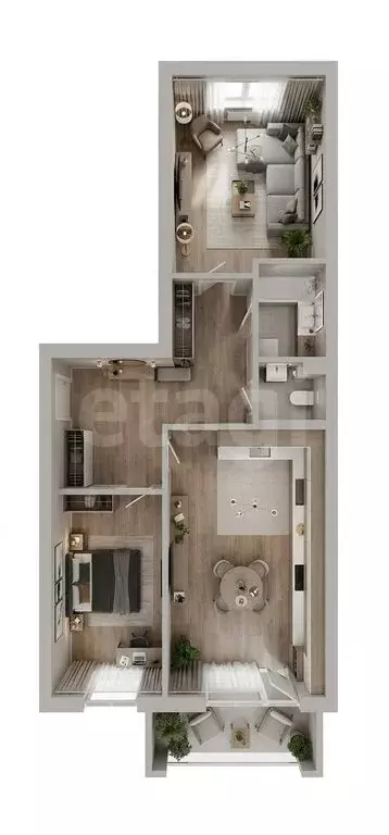 2-комнатная квартира: Казань, проспект Ибрагимова, 89 (56 м) - Фото 1