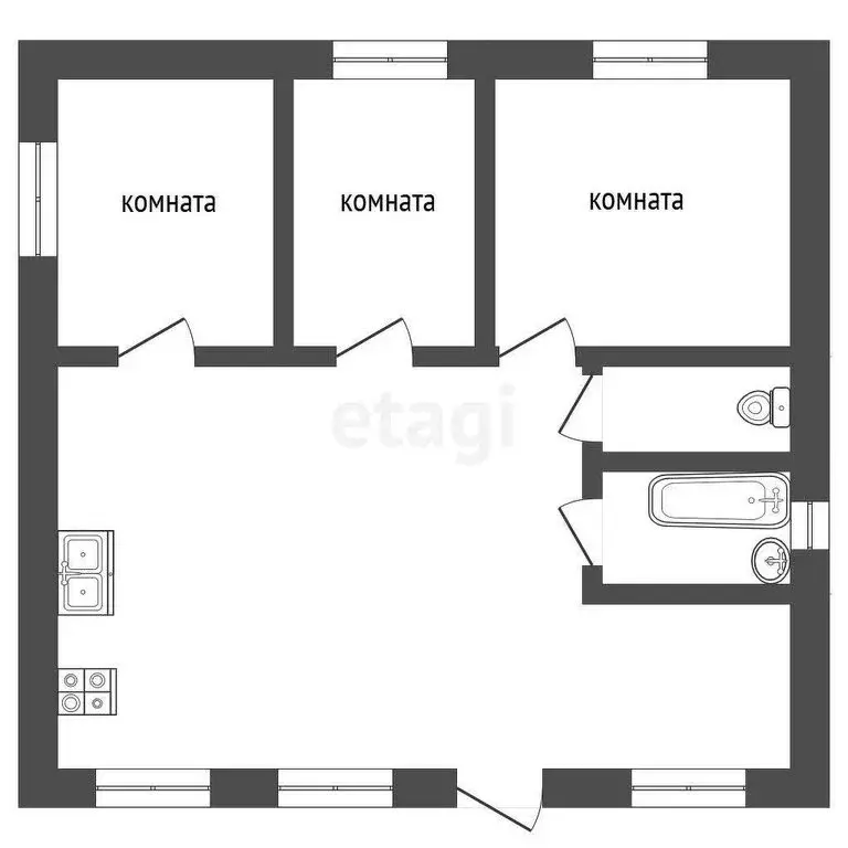 Дом в Заводоуковск, 2-й Солнечный переулок (125 м) - Фото 1