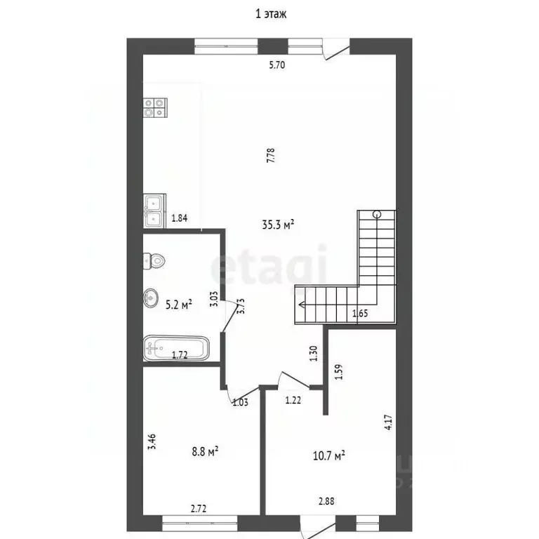 Таунхаус в Калининградская область, Гурьевск ул. 50-летия Победы, 42 ... - Фото 2