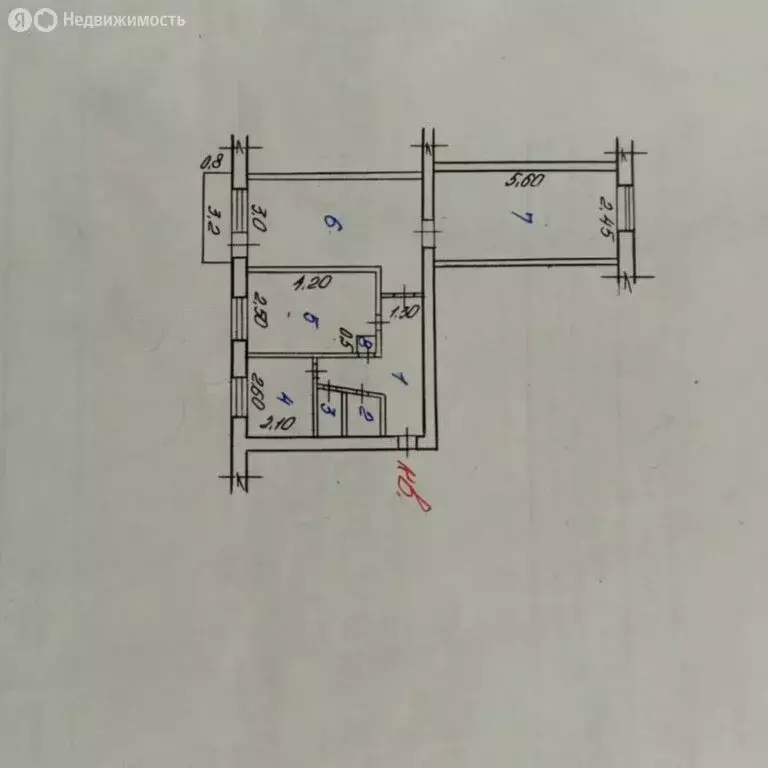 3-комнатная квартира: Губкин, улица Лизы Чайкиной, 7А (59 м) - Фото 1