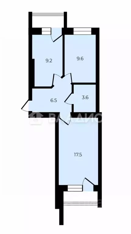 2-к кв. Владимирская область, Суздальский район, Новоалександровское ... - Фото 2