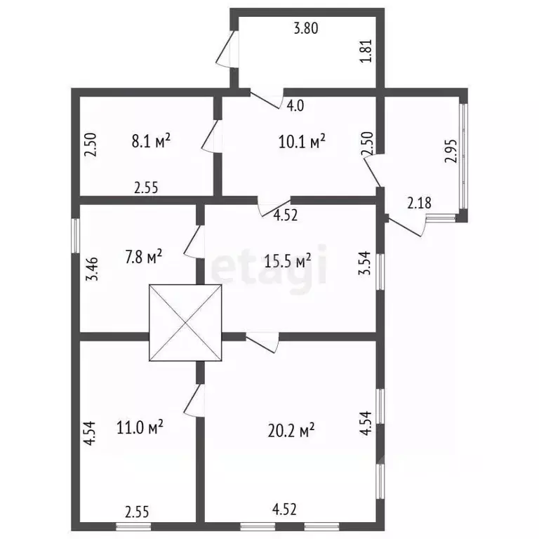 Дом в Воронежская область, Грибановский район, Малоалабухское с/пос, ... - Фото 1