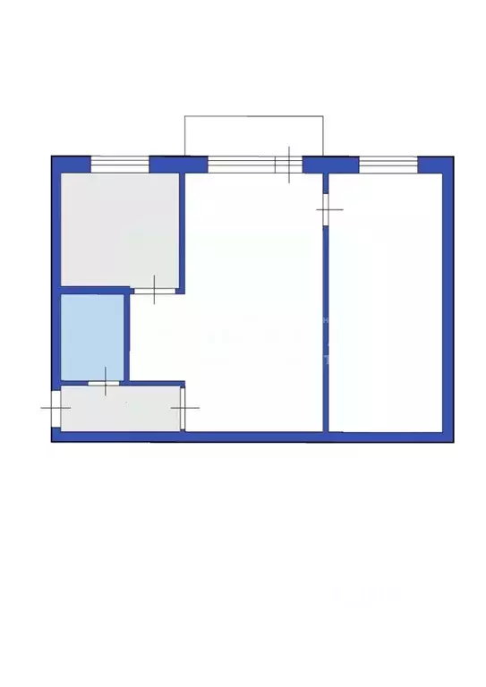 2-к кв. Кемеровская область, Кемерово ул. Леонова, 22 (42.5 м) - Фото 1