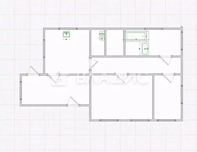 Дом в Пензенская область, Лунино рп ул. Нагорная, 106 (110 м) - Фото 2