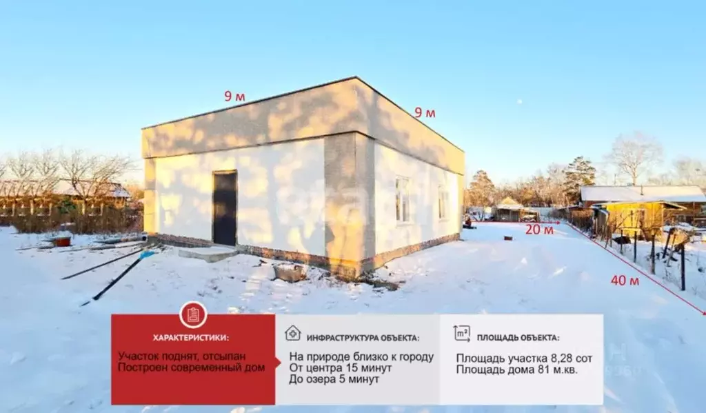 Дом в Хабаровский край, Хабаровск Связист СНТ, 26 (67 м) - Фото 1