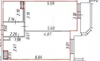 2-комнатная квартира: городской посёлок Янино-1, Заводская улица, 18к1 ... - Фото 1