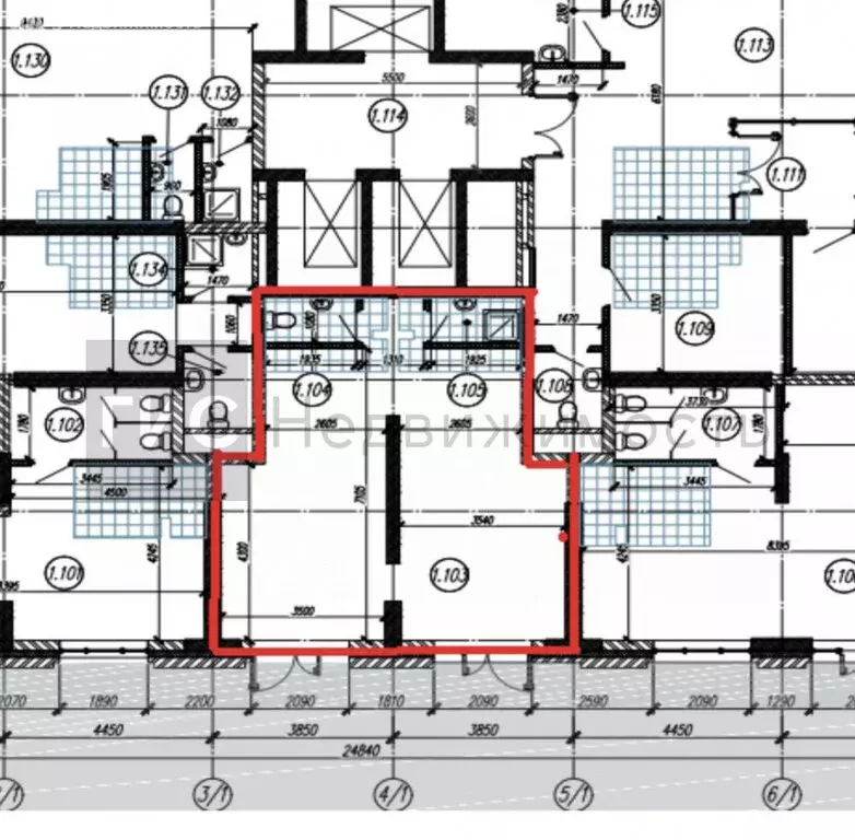 Помещение свободного назначения (51.53 м) - Фото 1