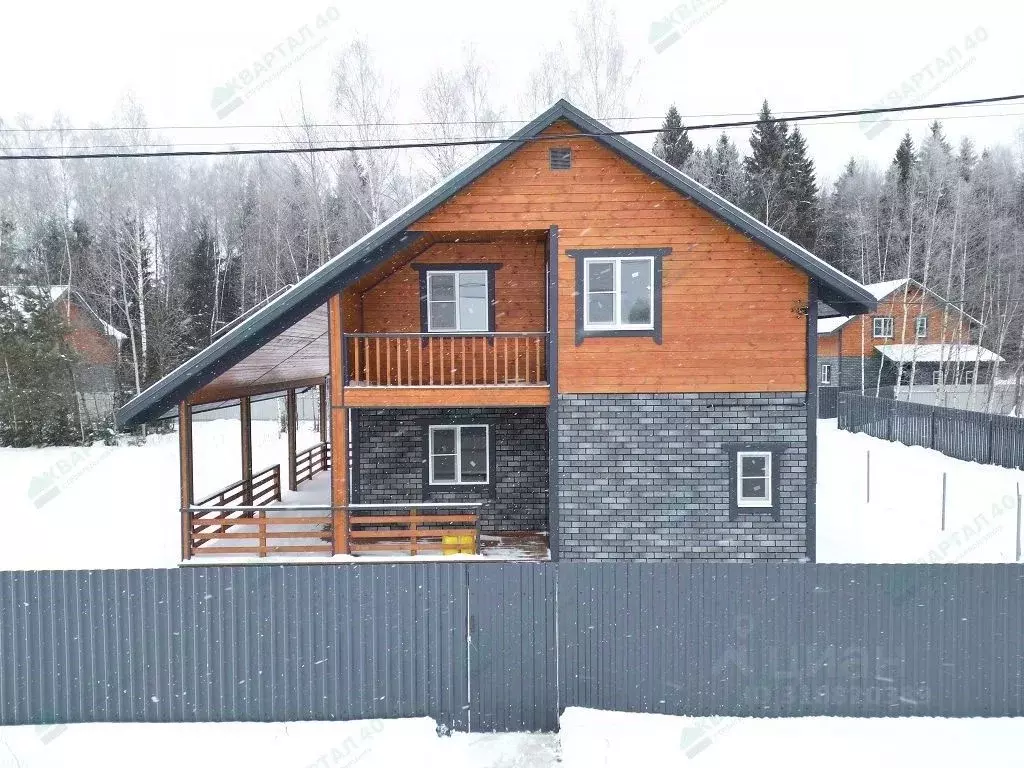 Дом в Калужская область, Боровский муниципальный округ, Совьяки с/пос, ... - Фото 2