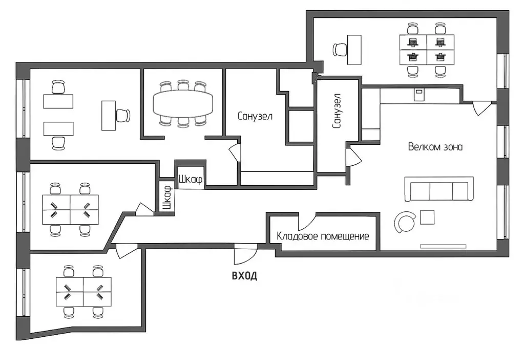 Офис в Москва Ленинградский просп., 36с40 (141 м) - Фото 1