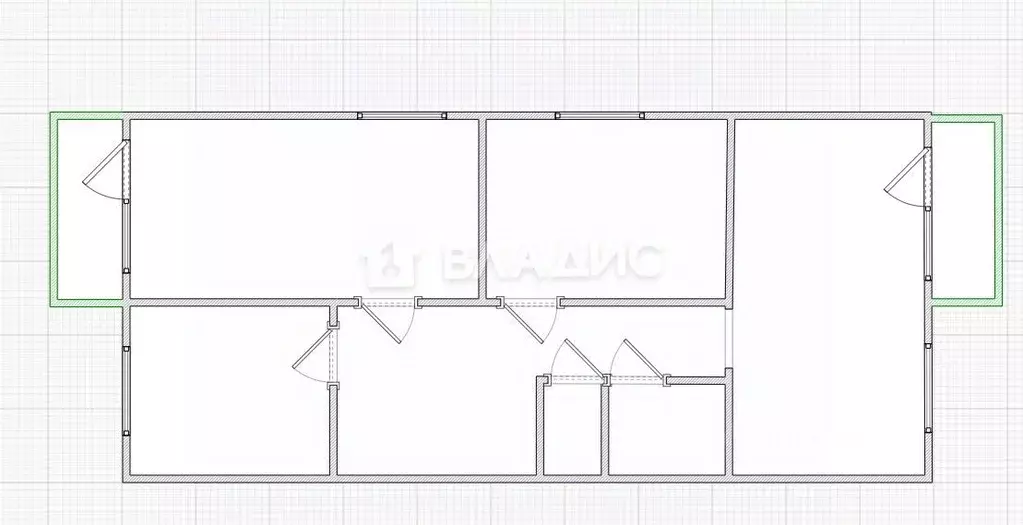 3-к кв. Иркутская область, Иркутск Байкальская ул., 274 (61.7 м) - Фото 1
