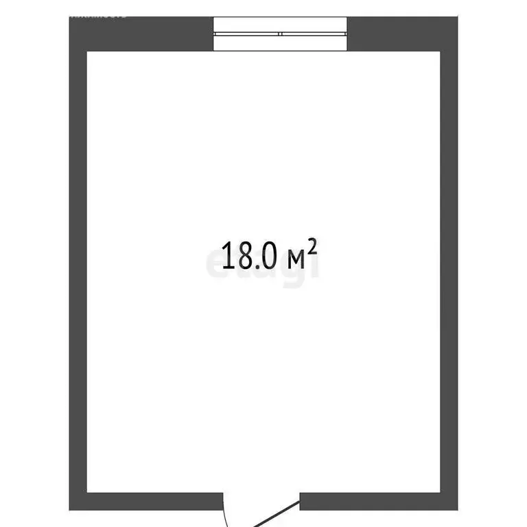 1к в -комнатной квартире (18 м) - Фото 1