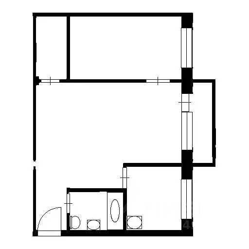 2-к кв. Тульская область, Тула ул. Калинина, 6к2 (45.0 м) - Фото 1