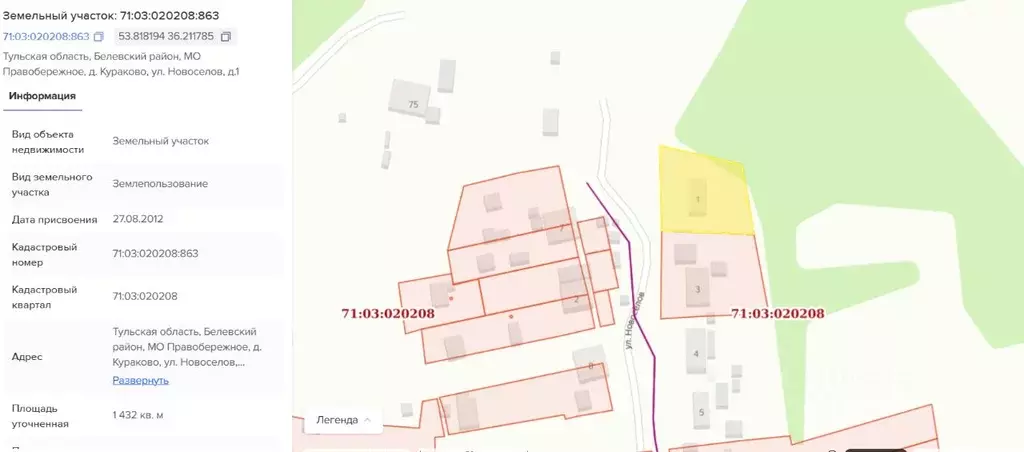 Дом в Тульская область, Белевский район, Правобережное с/пос, д. ... - Фото 1