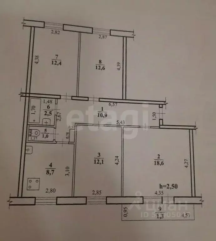 4-к кв. Забайкальский край, Чита Северный мкр, 60 (80.1 м) - Фото 2