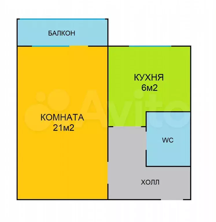 1-к. квартира, 35 м, 3/9 эт. - Фото 0