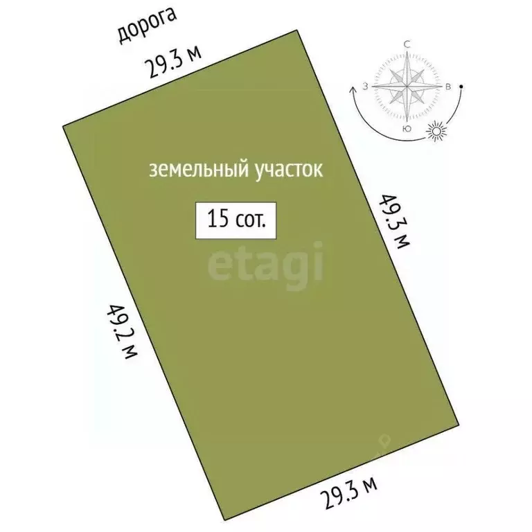 Участок в Тюменская область, Нижнетавдинский муниципальный округ, с. ... - Фото 2