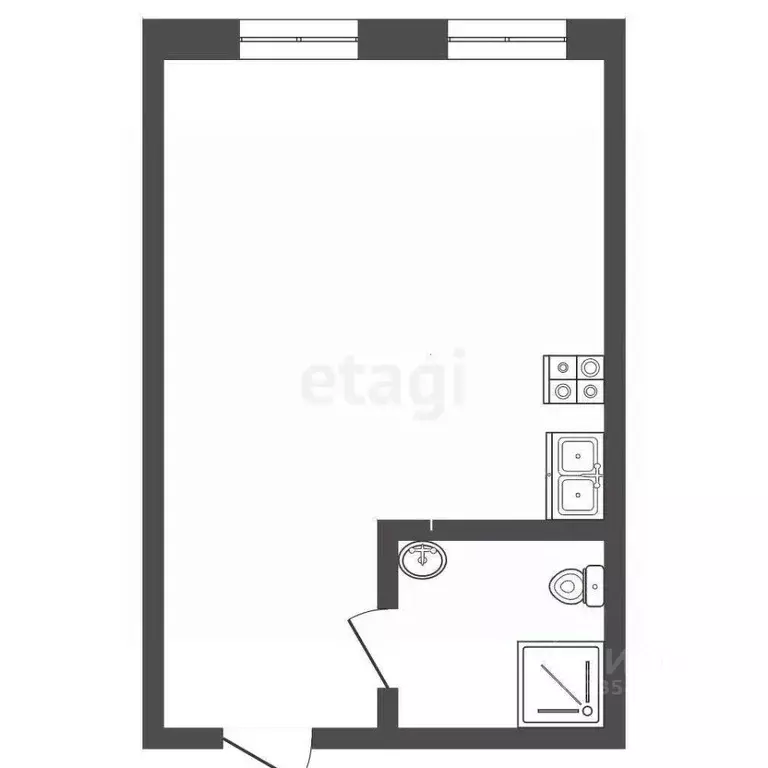 Студия Крым, Ялта муниципальный округ, Гаспра пгт ул. 40 лет Октября, ... - Фото 2