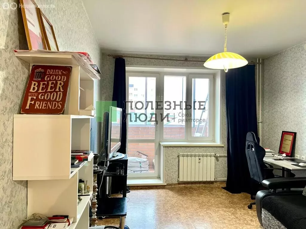 1-комнатная квартира: Красноярск, улица Елены Стасовой, 40К (32 м) - Фото 1