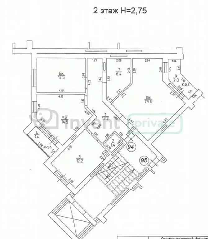 3-к кв. Калининградская область, Калининград ул. Белинского, 42 (86.4 ... - Фото 1
