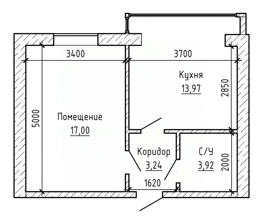 1-к кв. Кабардино-Балкария, Нальчик ул. Солнечная (38.0 м) - Фото 1