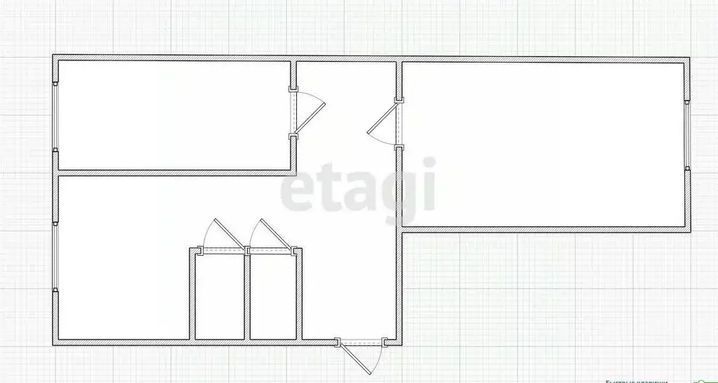2-к кв. Костромская область, Шарья ул. Имени 50-летия Советской ... - Фото 1