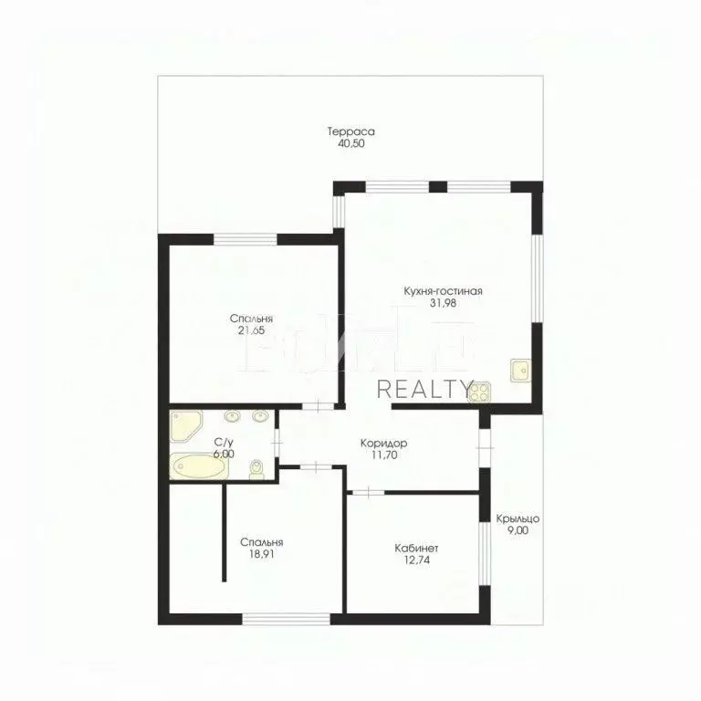 Дом в Ленинградская область, Выборгский район, Первомайское с/пос, ... - Фото 2