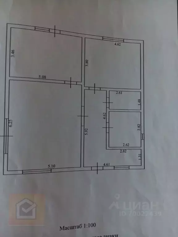 Дом в Севастополь Чайка-УБО садоводческое товарищество, 2 (100 м) - Фото 1