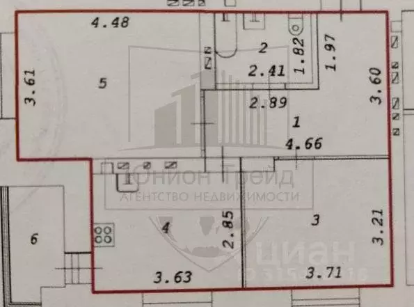 2-к кв. Новосибирская область, Кольцово рп, 5-й мкр ул. ... - Фото 1