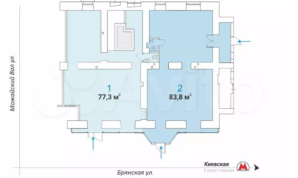 Продам торговое помещение, 84 м - Фото 0