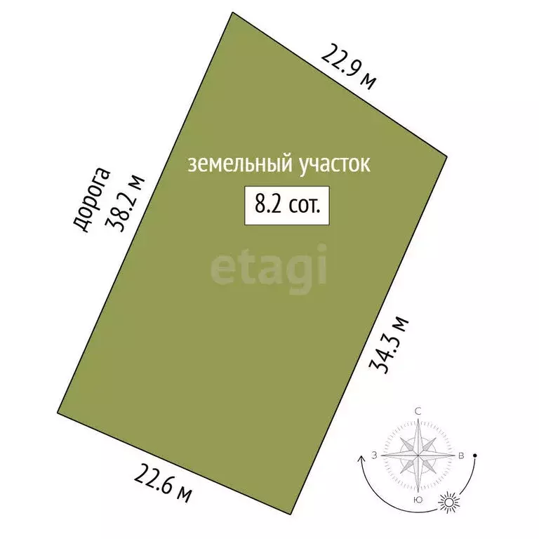 Участок в Тюменский муниципальный округ, деревня Насекина (8.17 м) - Фото 1