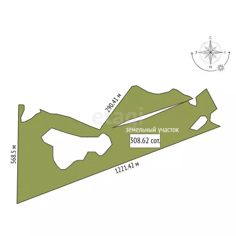 Участок в Тюменская область, посёлок городского типа Голышманово ... - Фото 1