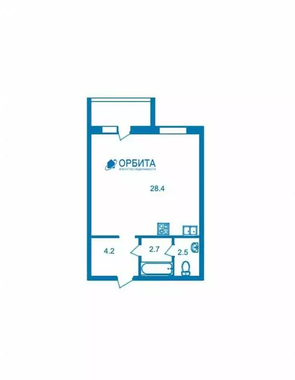 1-комнатная квартира: Тюмень, улица Беляева, 37 (37.8 м) - Фото 0