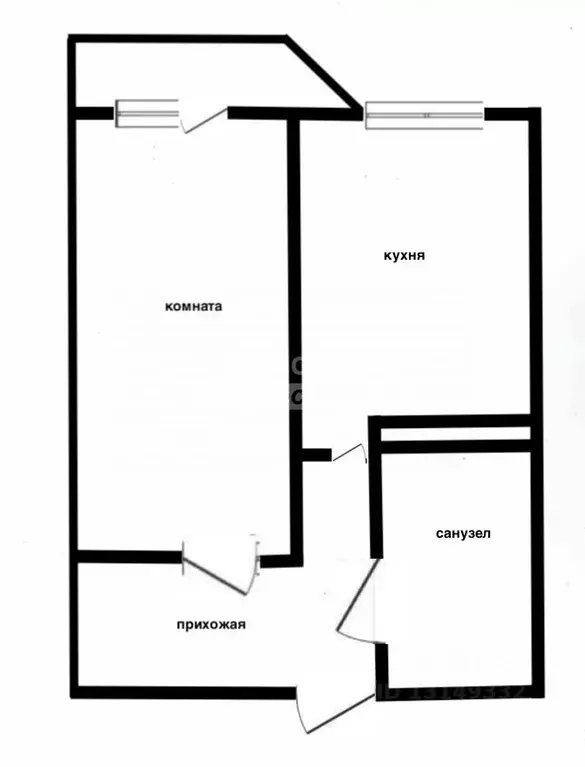 1-к кв. Ленинградская область, Мурино Всеволожский район, ул. Шоссе в ... - Фото 2