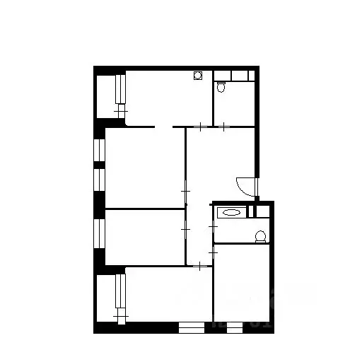 3-к кв. Башкортостан, Уфа Интернациональная ул. (59.0 м) - Фото 2