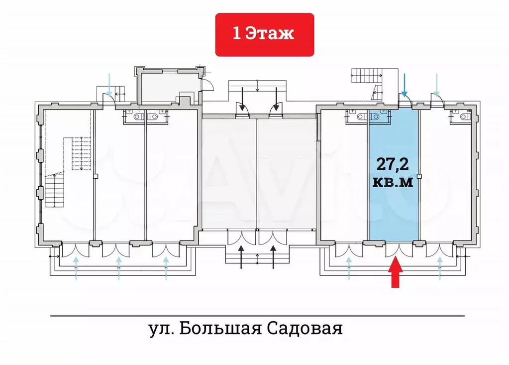 Аренда Торгового помещения на трафике - 27,2 м - Фото 0