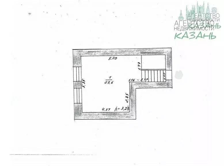 3-к кв. Татарстан, Казань ул. 2-я Азинская, 1 (126.4 м) - Фото 2