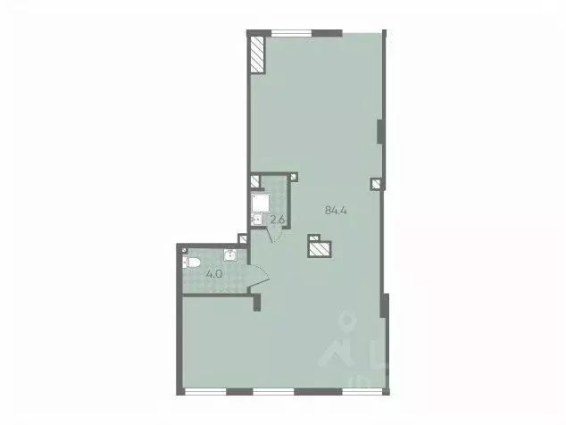 Офис в Санкт-Петербург Партизанская ул., 5 (93 м) - Фото 1