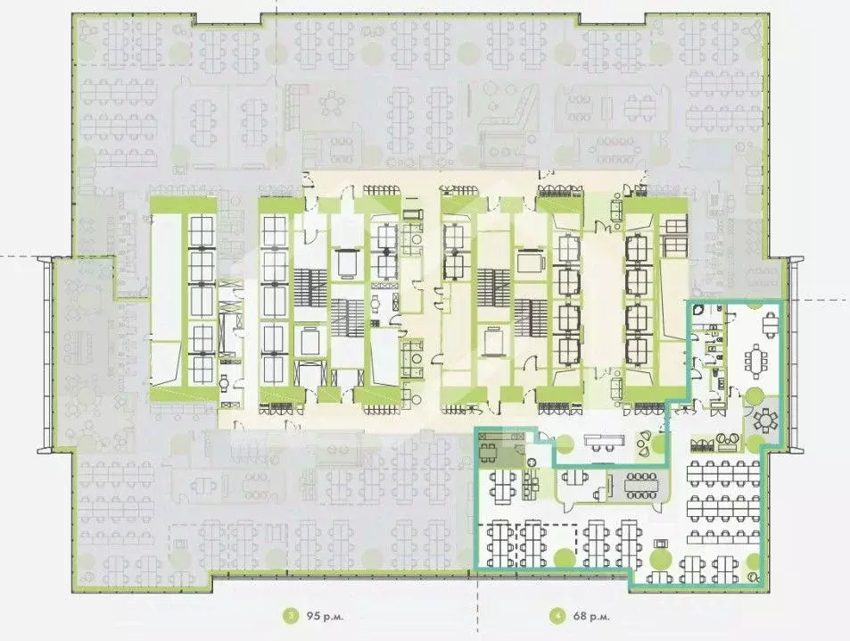 Помещение свободного назначения в Москва наб. Пресненская, 6с2 (476 м) - Фото 2