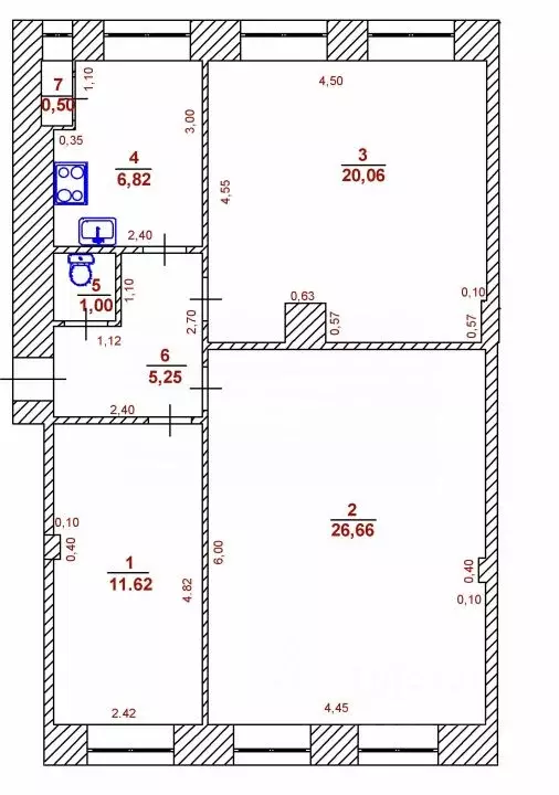 Комната Ульяновская область, Ульяновск ул. Калнина, 8 (12.0 м) - Фото 1