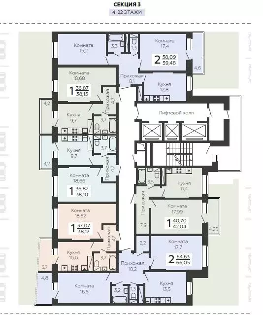 2-к кв. Московская область, Подольск Красная Горка мкр, ул. Садовая, ... - Фото 2