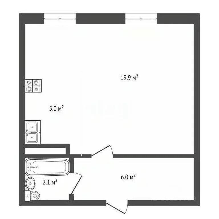 1-к кв. Саха (Якутия), Усть-Алданский улус, Мюрюнский наслег, с. ... - Фото 2