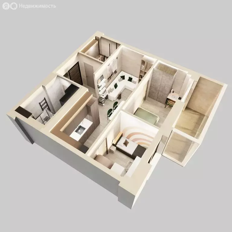 Квартира-студия: Владивосток, улица Полковника Фесюна (43.2 м) - Фото 2