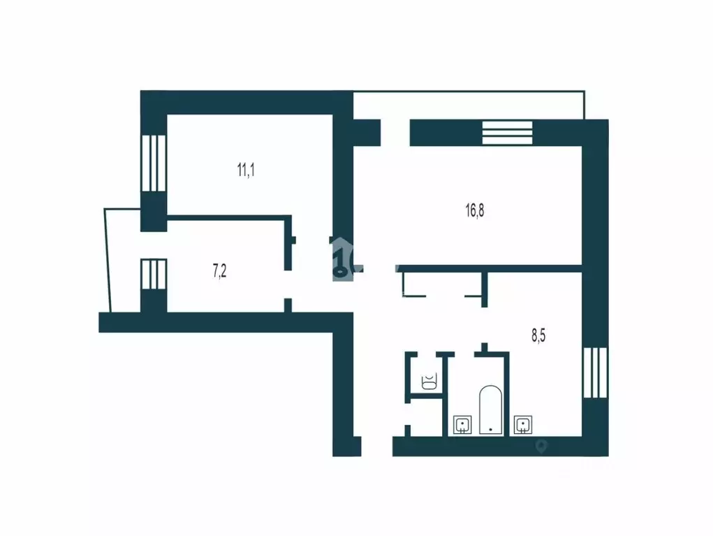 3-к кв. Новосибирская область, Бердск ул. Карла Маркса, 49А (60.0 м) - Фото 2