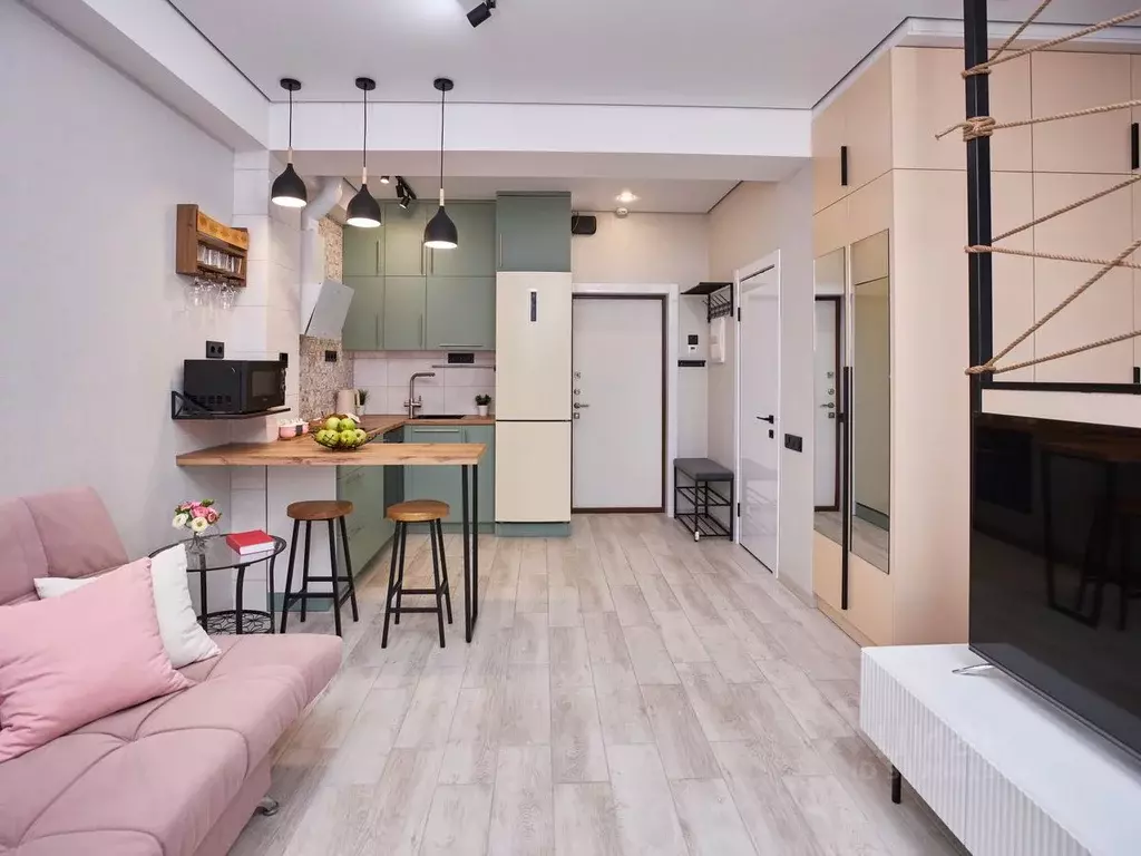 Студия Краснодарский край, Сочи ул. Яна Фабрициуса, 2/17 (35.0 м) - Фото 2