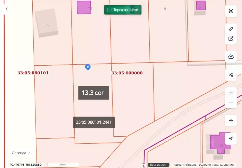 Участок в Владимирская область, Суздальский муниципальный округ, с. ... - Фото 2